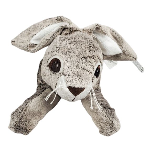 IKEA Toys Ikea Vandring Hare Plush 6 Gray Bunny Rabbit Laying